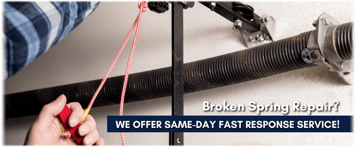 Broken Garage Door Spring Helotes TX